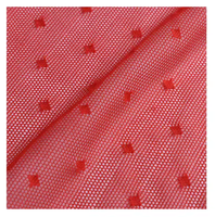 Tissu de maille en filet tricoté en nylon 85% en spandex 15% Tissu de dentelle respirant et confortable