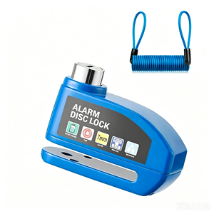 Candado de Disco Antirrobo con Alarma Sonora, Impermeable, para Motocicleta, Bicicleta Eléctrica, Bicicleta de Montaña, Scooter - Product Image 1
