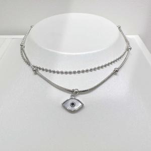 Custom Women's plata 925 Silver Rhodium Plated Pearl <b>bracelet</b> flower star eye <b>shell</b> personalized 14k gold hand china <b>bracelets</b> - Product Image 2