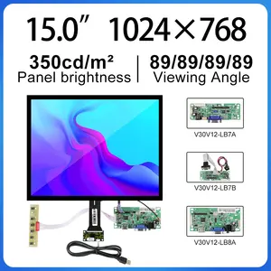 15 дюймов сенсорный экран 1024x768 BOE DV150X0M-N10 IPS LVDS 20 штифтов драйвер платы TFT ЖК-дисплей