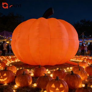 Arco Inflable Comercial con Forma de Cabeza de Calabaza de Halloween para Promoción de Fiestas y Festivales - Product Image 1