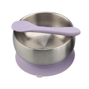 Food Grade Anti Slip Kids Feeding Stainless Steel Suction <b>Bowl</b> - Product Image 2