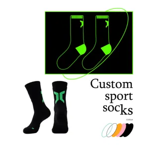 Wholesale Custom Towel Thickened Basketball Socks Sweat Absorbent Wearable Custom Socks Man Women