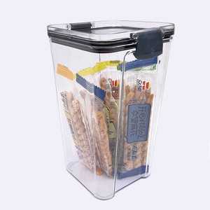 Pot de stockage en plastique PET de 700ml, ensemble de boîtes de stockage des aliments de <span class=keywords><strong>cuisine</strong></span> pour le riz et le café - Product Image 4