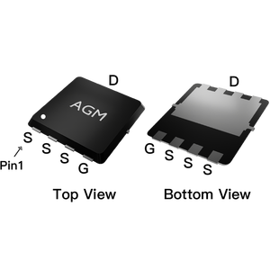 Agm405a MOSFET N-CH 40V 72A gốc Transistor với pdfn5 * 6 40V 72A N-CH Transistor - Product Image 2