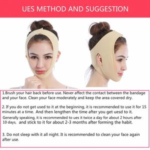 2025 haute qualité rides V visage Shaper menton joue ascenseur minceur ceinture masque Facial pansement pour les femmes - Product Image 6