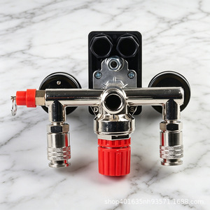 Válvula Reguladora de Presión para Compresor de Aire ZY con Manómetros y Conectores para Uso Industrial - Product Image 2