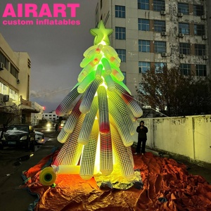 Hermoso Globo Inflable de Árbol de Navidad de 5 m de Altura para Decoración de Librerías, Discotecas y Fiestas Navideñas - Product Image 3