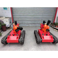 Petit robot de lutte contre l'incendie, extincteur télécommandé longue distance, jet d'eau de 80 mètres