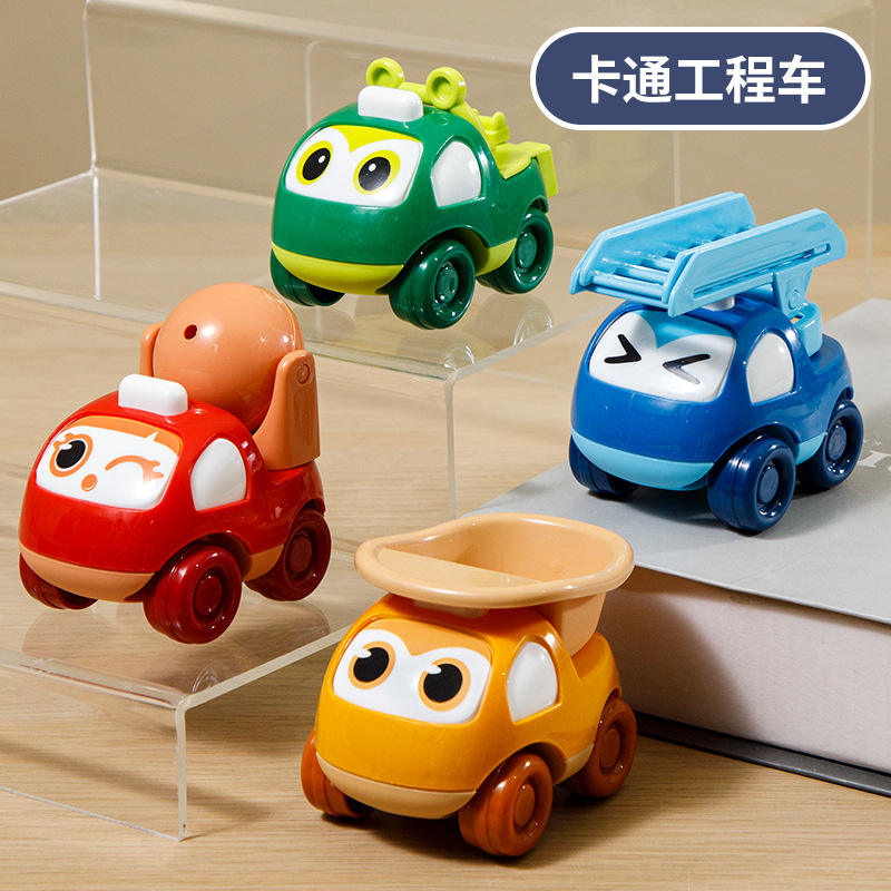 Cartoon engineering vehicles-4 unique pieces