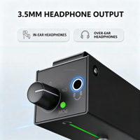 Amplificateur de casque GAW-EMPS rechargeable pour moniteur intra-auriculaire