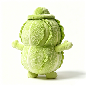 Peluche de lechuga personalizado, peluche de verdura, peluche de personaje de repollo verde, juguete de peluche con temática de comida - Product Image 2