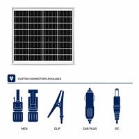 Panneau solaire photovoltaïque à contact arrière de qualité supérieure 100W 200W 12V 24V Noir Type N Monocristallin pour camping-car, camion, caravane