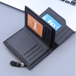 Cartera Corta de Cuero PU de Alta Calidad para Hombre, Tarjetero, Monedero - Product Image 6