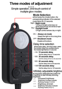 Nueva Tira de <span class=keywords><strong>Luz</strong></span> LED Inductiva TDL-2045, Decoración Económica con Sensor PIR, Interruptor de Atenuación Gradual y Botón <span class=keywords><strong>Pulsador</strong></span> - Product Image 4
