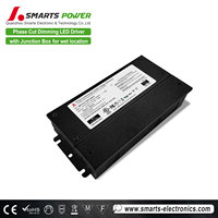 UL Triac dimmable led alimentation 12v 24v tension constante led pilote 300W pour projet de lumière d'inondation