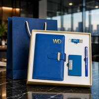 Porte-cartes original, stylo et porte-clés en cuir, ensembles de cadeaux d'affaires de luxe, gobelet isotherme