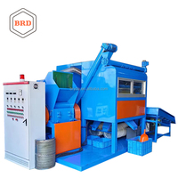 Granulateur automatique de câbles électriques usagés avec moteur 40 kW, capacité de 300-400 kg/h pour la granulation de cuivre