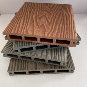 Plancher composite WPC extérieur personnalisé à emboîtement, texture <span class=keywords><strong>bois</strong></span> 3D, aspect <span class=keywords><strong>bois</strong></span>-plastique, fabrication chinoise - Product Image 1