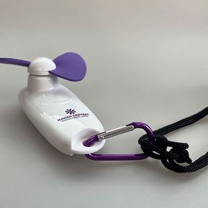 Porte-clés personnalisé avec impression de logo, lampe torche LED miniature à piles, format poche, avec mousqueton, pour les fans de sport - Product Image 3