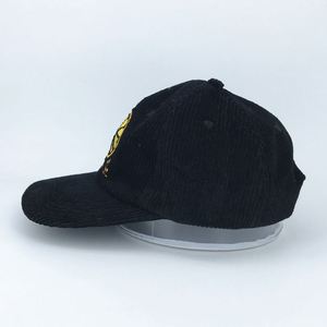 Gorra Deportiva Ajustable de 6 Paneles, Sin Estructura, con Cierre a Presión, Bordado y Corduroy - Product Image 3