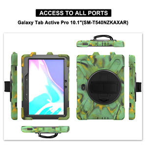 Étui de protection robuste pour <span class=keywords><strong>tablette</strong></span> <span class=keywords><strong>Samsung</strong></span> Galaxy <span class=keywords><strong>Tab</strong></span> Active 5 <span class=keywords><strong>4</strong></span> Pro, rotatif à 360 degrés, 10,1 pouces - Product Image 4