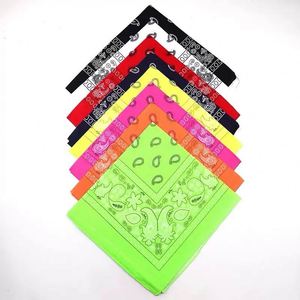 Cotton Silk Feeling Square Satin Neck & <b>Head</b> <b>Scarf</b> Bandana Style Sporty Custom Printed Four Seasons for <b>Women</b> - Product Image 2