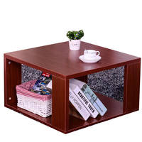 Ensemble de présentoirs Plasma intelligentes avec réfrigérateur, 3 pièces, haut en noyer de chignons, service de table café avec réfrigérateur