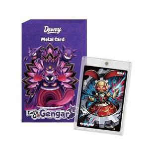 Cartes Pokémon en métal doré personnalisées Vmax <span class=keywords><strong>GX</strong></span> DX <span class=keywords><strong>Pikachu</strong></span>, jeu de table d'anime à collectionner, TCG, cadeau de luxe pour enfants, hobby - Product Image 1