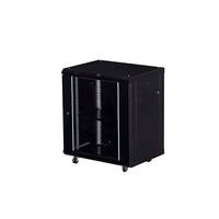 Armoire serveur en acier avec porte en verre trempé ou porte en maille, 12U, qualité OEM, vente en gros d'usine, pour centre de données et armoire réseau
