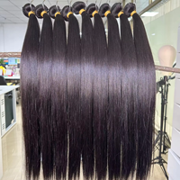Vente en Gros de Cheveux Humains Vierges Raides Vierges Bundle de Cheveux Cambodgiens Non Transformés 100% Cheveux Humains Pour Femmes Noires