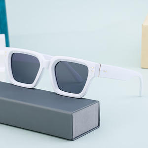 Lunettes de soleil carrées pour hommes ZS-98170, protection UV400, monture et verres en PC, protection solaire, mode, tenues de voyage, style urbain, conduite - Product Image 3