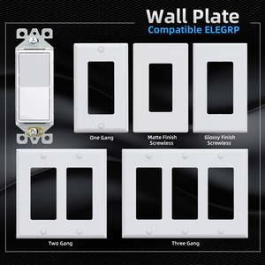 120/277V <strong>3</strong> <strong>Way</strong> 10-PACK Push and Side Wire UL Decorator Rocker Paddle <strong>Light</strong> <strong>Switch</strong> Electrical Wall <strong>Switch</strong> Sockets - Product Image 2