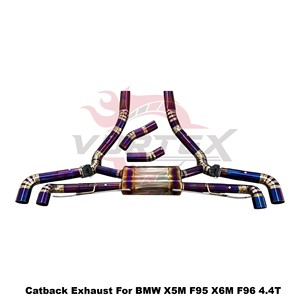 ระบบท่อไอเสียแบบ Catback วาล์ว Vortex Purple Burnt Titanium สำหรับ BMW X5M F95 X6M F96 4.4T ปี 2020-2025 ระบบจูนแบบติดตั้งได้โดยตรง - Product Image 4