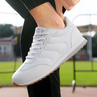Baskets blanches unies printemps 2023 unisexe décontractées respirantes style coréen tendance Forrest Gump antidérapantes pour hommes