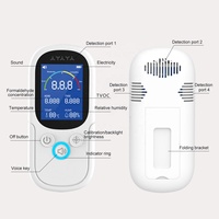 S-noyafa-détecteur de qualité de l'air JMS12, grand écran LED, détection d'humidité et de température à formaldéhyde, tsco