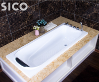 Baignoire autoportante moderne en acrylique à prix abordable, design épuré, vente directe usine pour projets