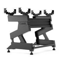Support de rangement multi-niveaux SNODE pour haltères en acier, organisateur compact pour la maison, la salle de sport commerciale et l'équipement d'entraînement de force
