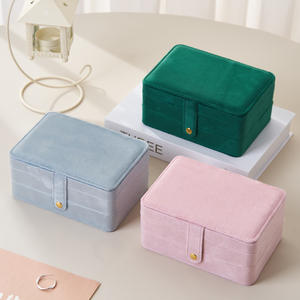 <b>Velvet</b> Multi-layer <b>Jewelry</b> <b>Box</b> - Product Image 4