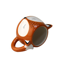 Tasse en céramique BESTCERA, forme de renard 3D, tasses à café au lait, porcelaine, tasses à café en céramique faites à la main pour cadeau