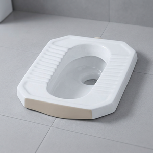 Produit de salle de bain en céramique sanitaire en porcelaine blanche MD, cuvette de toilette à la turque moyenne et profonde, prix bas du fabricant, bonne qualité d'exportation - Product Image 5