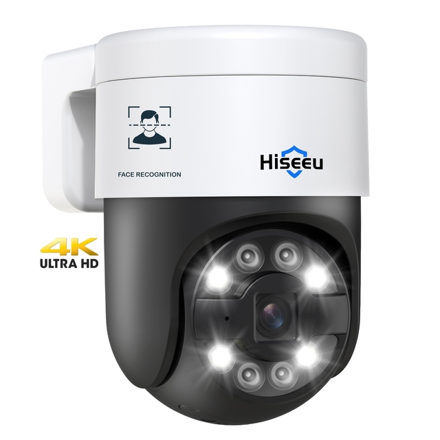 8Mp Poe Outdoor Ptz Camera Ai Smart Ip Wired 2-way Audio 4K Network Cctv Dome Camera Poe