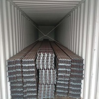 Poutre en I en acier A36/A50/Q235/S235JR/S275JR/S35JR de 6m/12m pour la construction