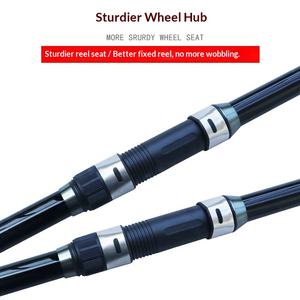 <span class=keywords><strong>Canne</strong></span> à pêche en fibre de carbone Master Durable 420cm 150 300g 3 sections haute puissance rapide pour la pêche en mer profonde, en eau salée, en bord de mer et en surfcasting - Product Image 4