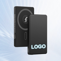 Banque d'alimentation solaire personnalisée avec logo lumineux et support, vente en gros, chargeur sans fil à charge rapide, cadeau promotionnel pour événements