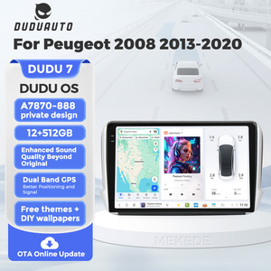 DUDUAUTO UIS7870 Radio de coche sistema inteligente reproductor Multimedia navegación GPS Car-play para Peugeot Voiture <span class=keywords><strong>KIT</strong></span> 2008 1 2013-2020 - Product Image 5
