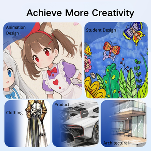 STA 60 colores marcadores de alcoholes Punta de pincel marcador de dibujo conjunto de bolígrafos para colorear arte bolígrafos redondos barril para papelería - Product Image 4