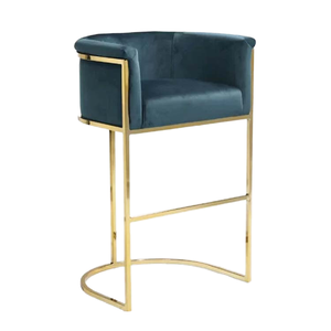 <span class=keywords><strong>Tabouret</strong></span> <span class=keywords><strong>de</strong></span> <span class=keywords><strong>Bar</strong></span> Moderne en Métal Doré <span class=keywords><strong>Hauteur</strong></span> <span class=keywords><strong>65</strong></span>/75cm Chaise Haute pour Tables <span class=keywords><strong>de</strong></span> Club pour Hôtels Salle à Manger et Centres Commerciaux quantité minimale <span class=keywords><strong>de</strong></span> commande Bas - Product Image 1