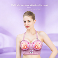 Appareil de massage vibrant à basse pression auto-guiderable pour la zone thoracique et le bien-être des tissus mammaires favorisant la circulation sanguine