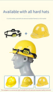 HBC 안전 헬멧 외부 팬 사이트 헬멧 환기 냉각 선 스크린 모자 여름 시원한 안전 헬멧 - Product Image 3